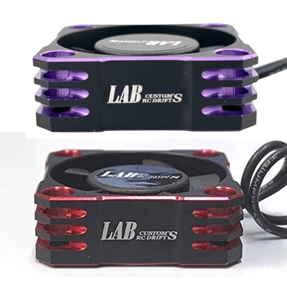 LAB 30x30x10mm Aluminum High Speed Cooling Fan (Red - Purple) [LAB] LP-019 LP-047