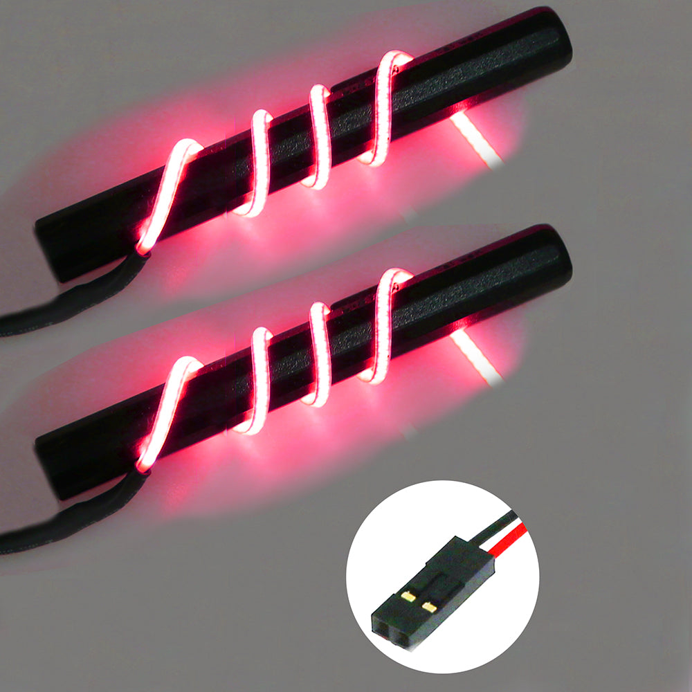 2mm Flexible LED 70mm / 180mm Dual Strips Light Kit 1/10 Car Truck Drift - White Orange Purple Green Blue Yellow [Eagle] LED-19-7D