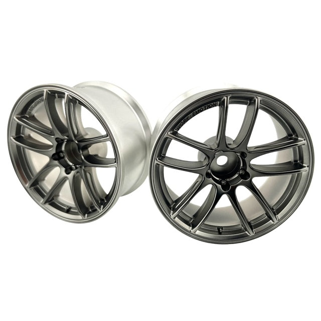 1-10 WORK EMOTION CR SHIGOKU Graphite Grey RIMS 6mm 8mm [LAB] LW-1006GG LW-1008GG
