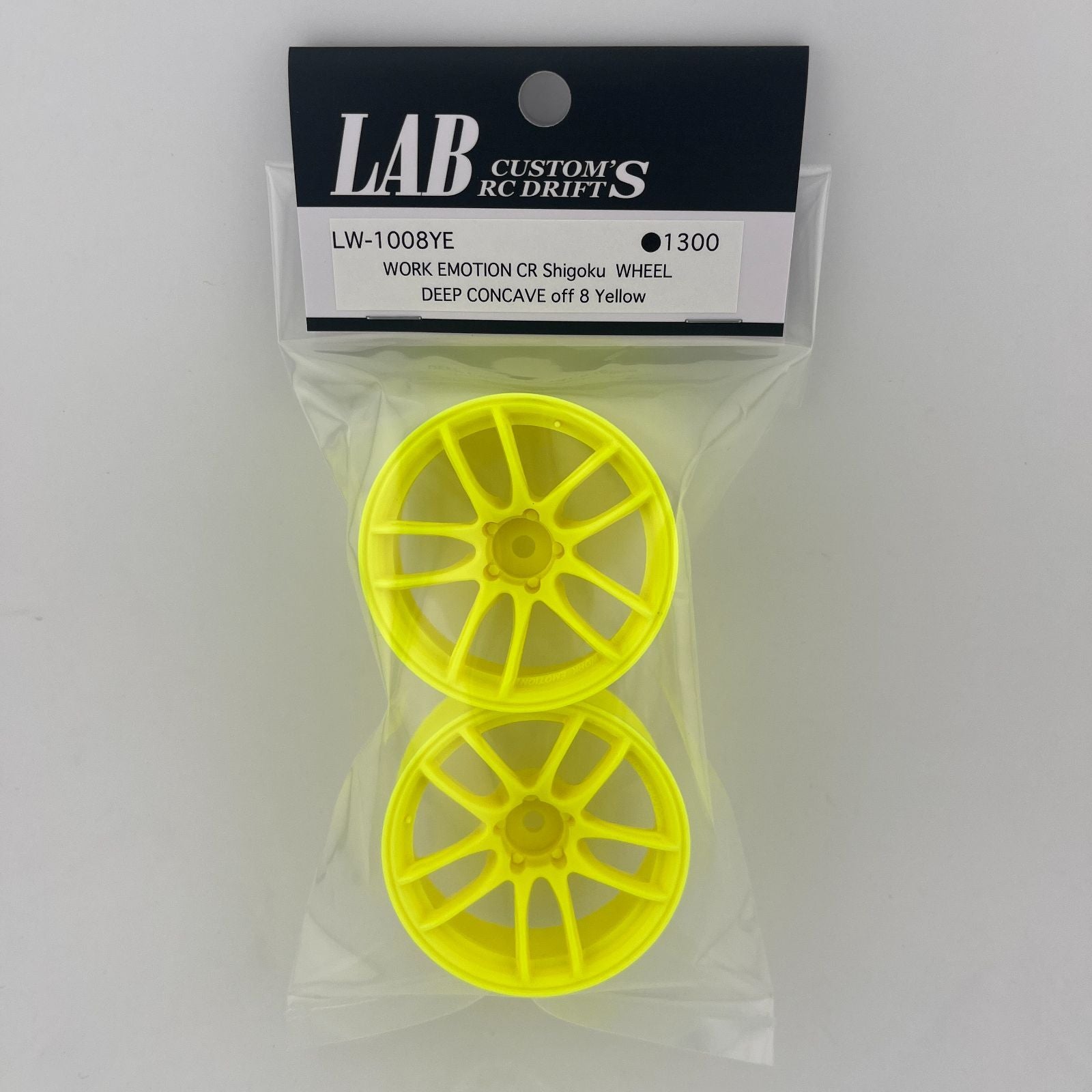 1-10 WORK EMOTION CR SHIGOKU YELLOW RIMS 6mm 8mm [LAB] LW-1008YE LW-1006YE