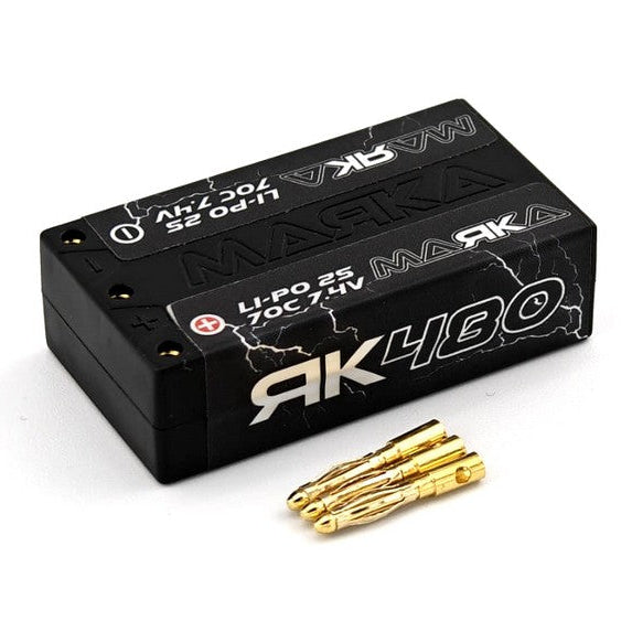 MRK Lipo 2S 7.4V 480mAh 70C Hard-case Battery [Marka Racing] MRK-LI480HD