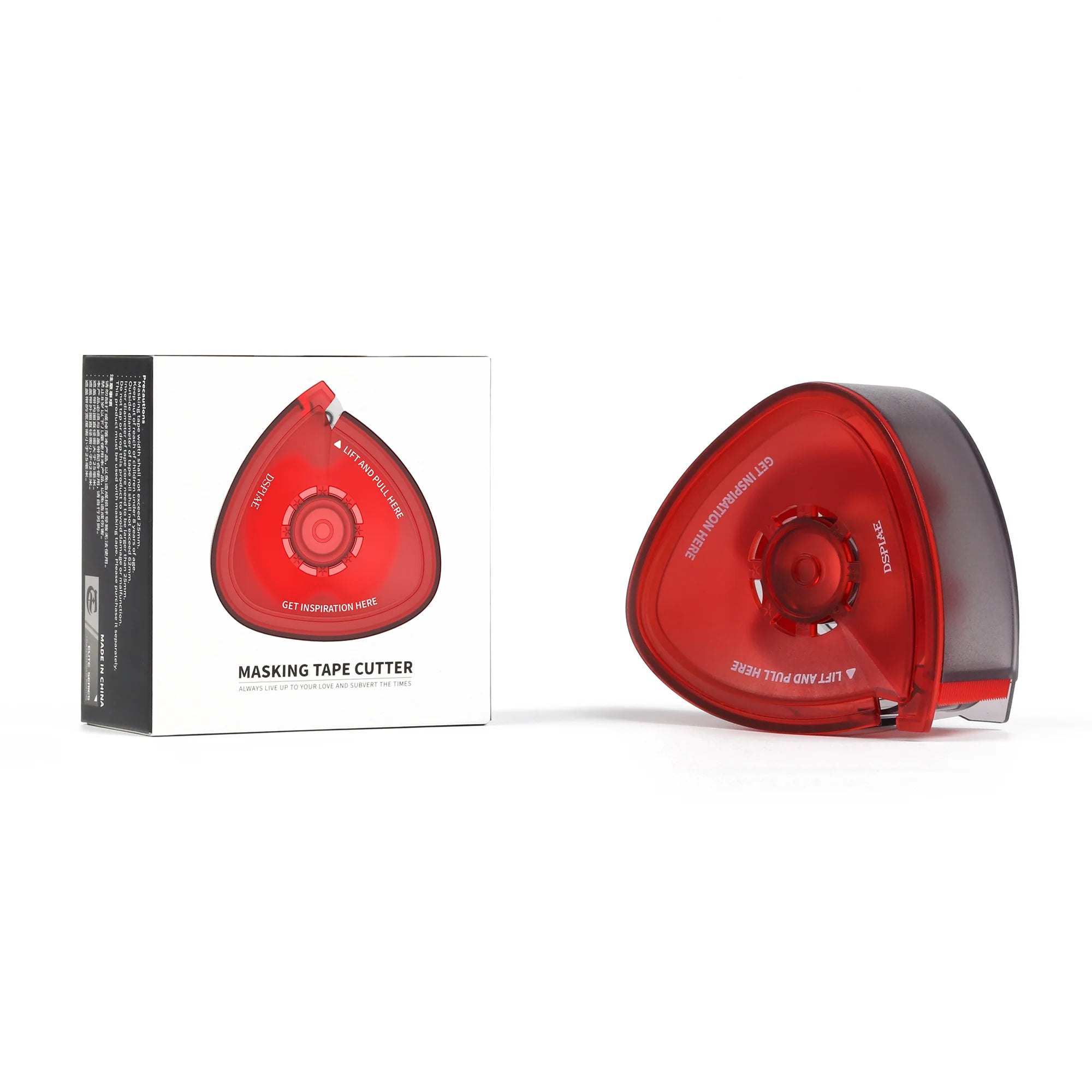 Masking Tape Dispenser (25mm max width) Red Blue Container Dustfree Storage [DSPIAE] MT-B01 MT-B02