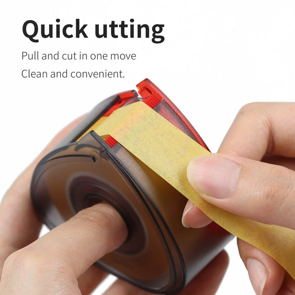Masking Tape Dispenser (25mm max width) Red Blue Container Dustfree St ...