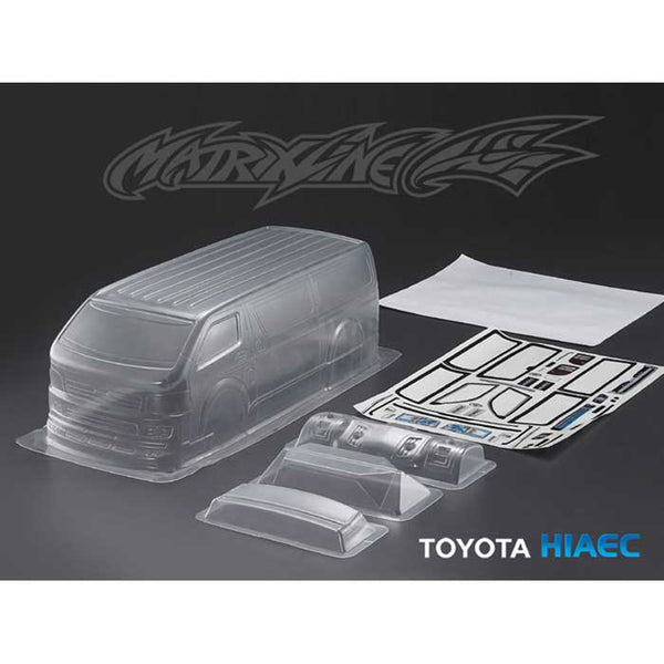 Toyota HIACE SUPER VAN 1-10 Body Shell [Matrixline] 201002 – Super-G R ...