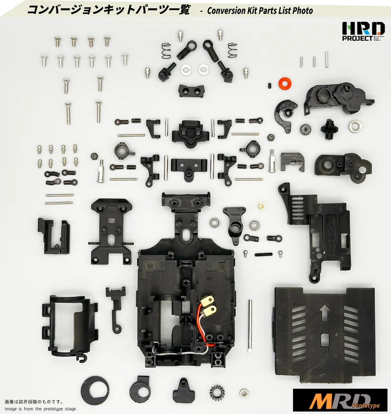 MRD Prototype Conversion Kit RWD Drift Conversion For Kyosho Mini Z Super G R C Drift Arena