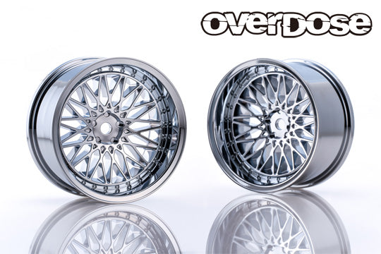 PREORDER: 326Power Yaba KING MESH - High Chrome - 7mm - 10mm - 1-10 Rims [Overdose] OD2027c OD2029c