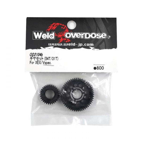 Gear set (54T / 31T) XEX [OVERDOSE] OD2104B