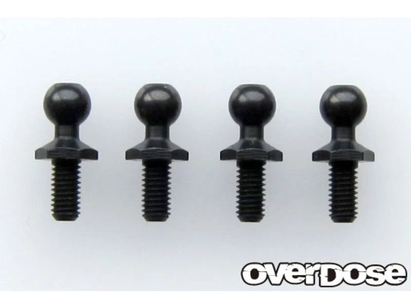 King Pin Ball Stud φ4.8mm x 6mm (4pcs) for GALM and YD2 [OVERDOSE King Pin Ball Stud φ4.8mm x 6mm (4pcs) for GALM and YD2 [OVERDOSE