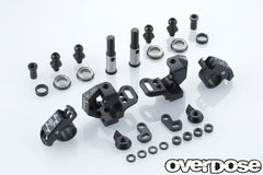 Adjustable Aluminum RWD Knuckle by Set TYPE-2 (BLACK) [OVERDOSE