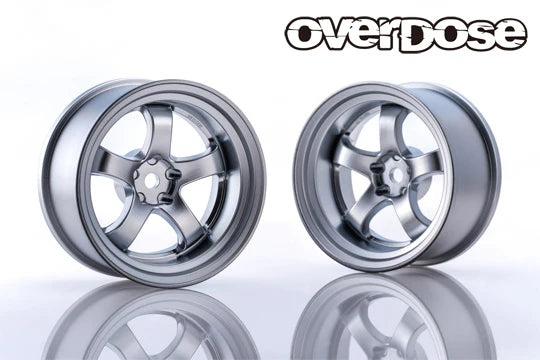 Work Meister S1R - Matte Chrome 7mm 1-10 Rims Wheels [Overdose] OD3952