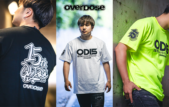 PREORDER: Limited Edition Weld 15th Anniversary T-Shirt OD15 Graffiti - White Black Yellow - M L XL XXL XXXL [Overdose]