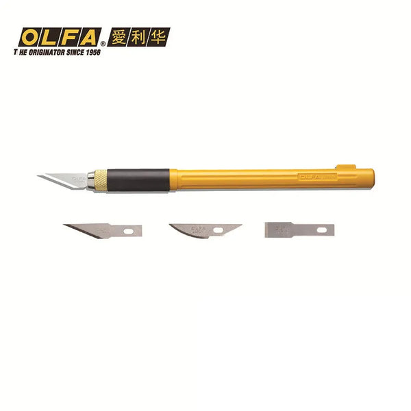 AK-4 Cushion Grip Art Knife with 3 Blade Types - Made in Japan [OLFA ...