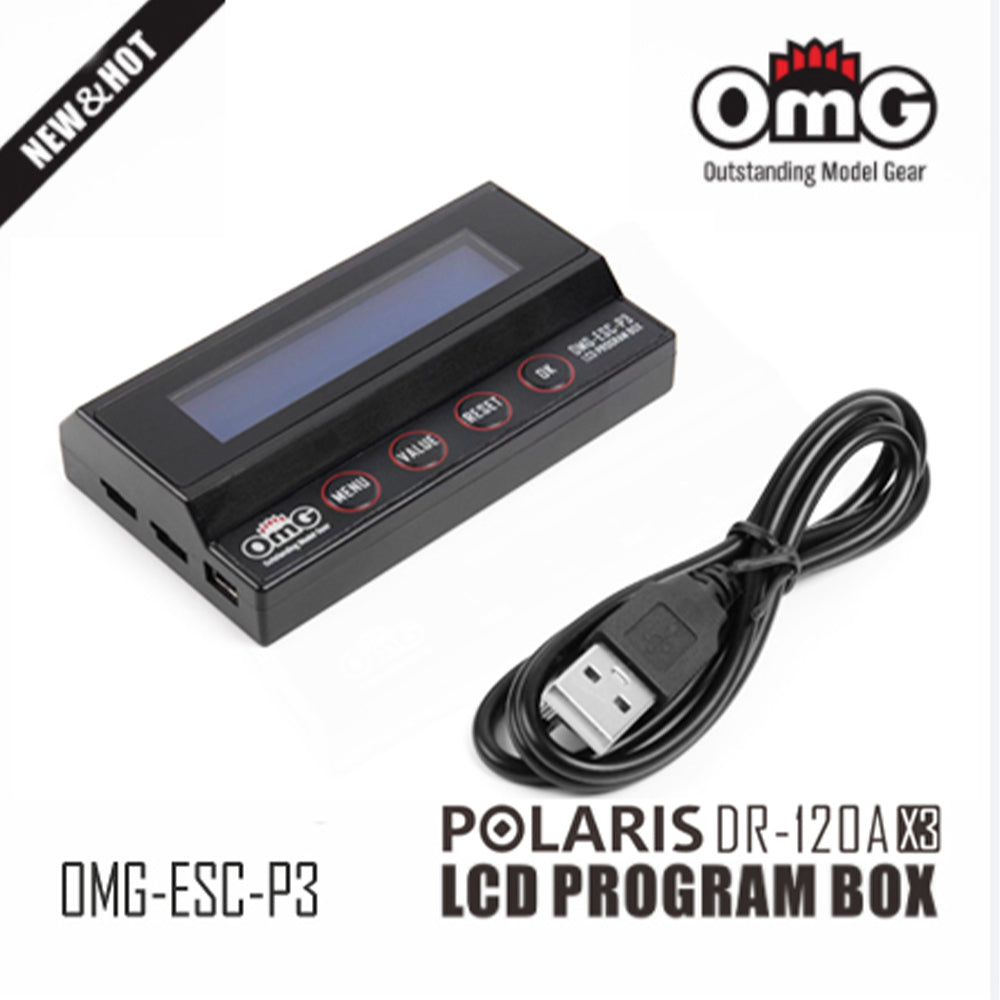 Multifunction LCD Program Box For POLARIS 120A DR-120AX3 [OMG] OMG-ESC-P3