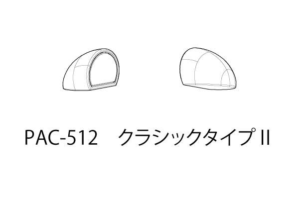 1-10 Classic Side Mirrors Black Type 2 [PANDORA] PAC-512