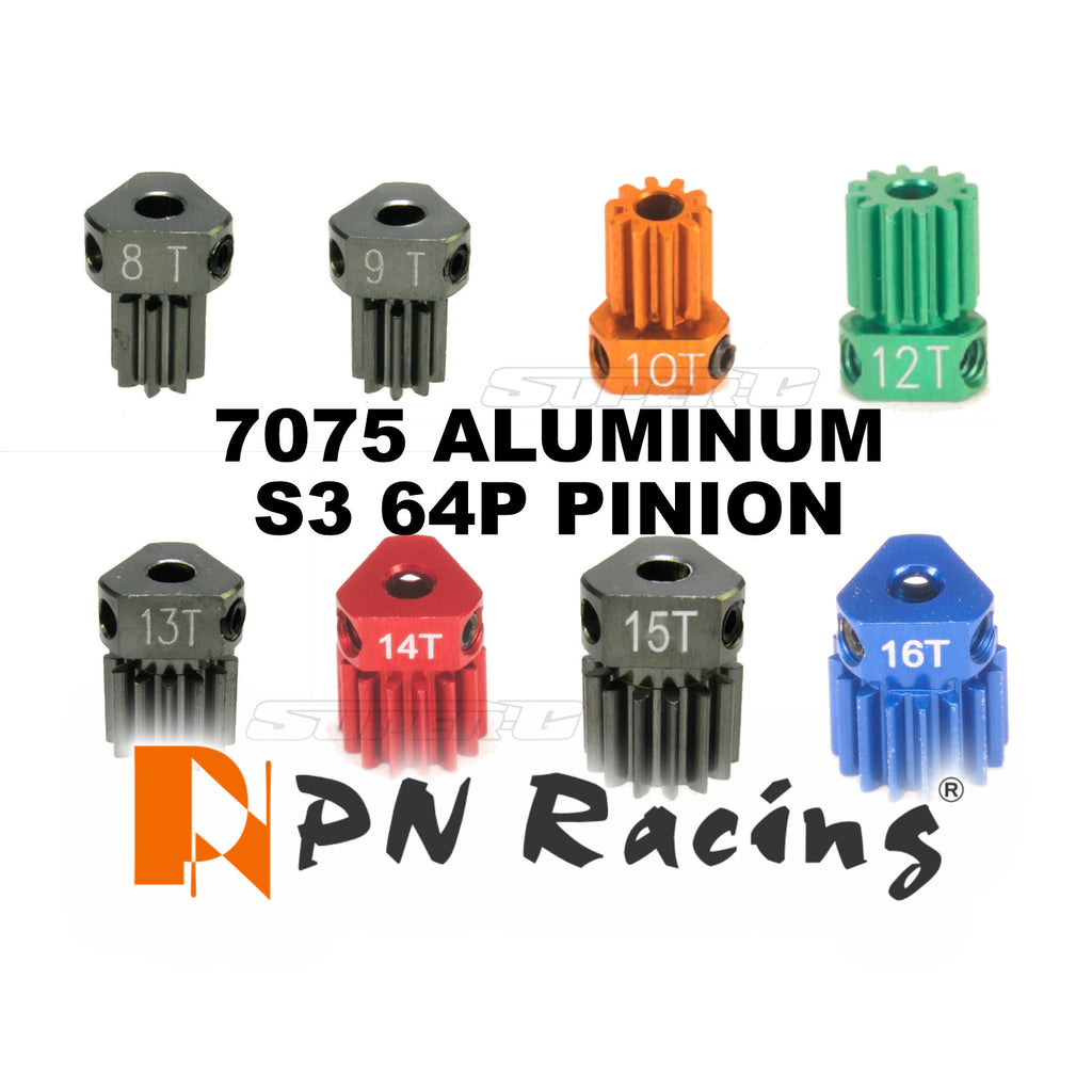 Mini-Z 7075 Alloy S3 64P Pinion 8T 9T 10T 12T 13T 14T 16T