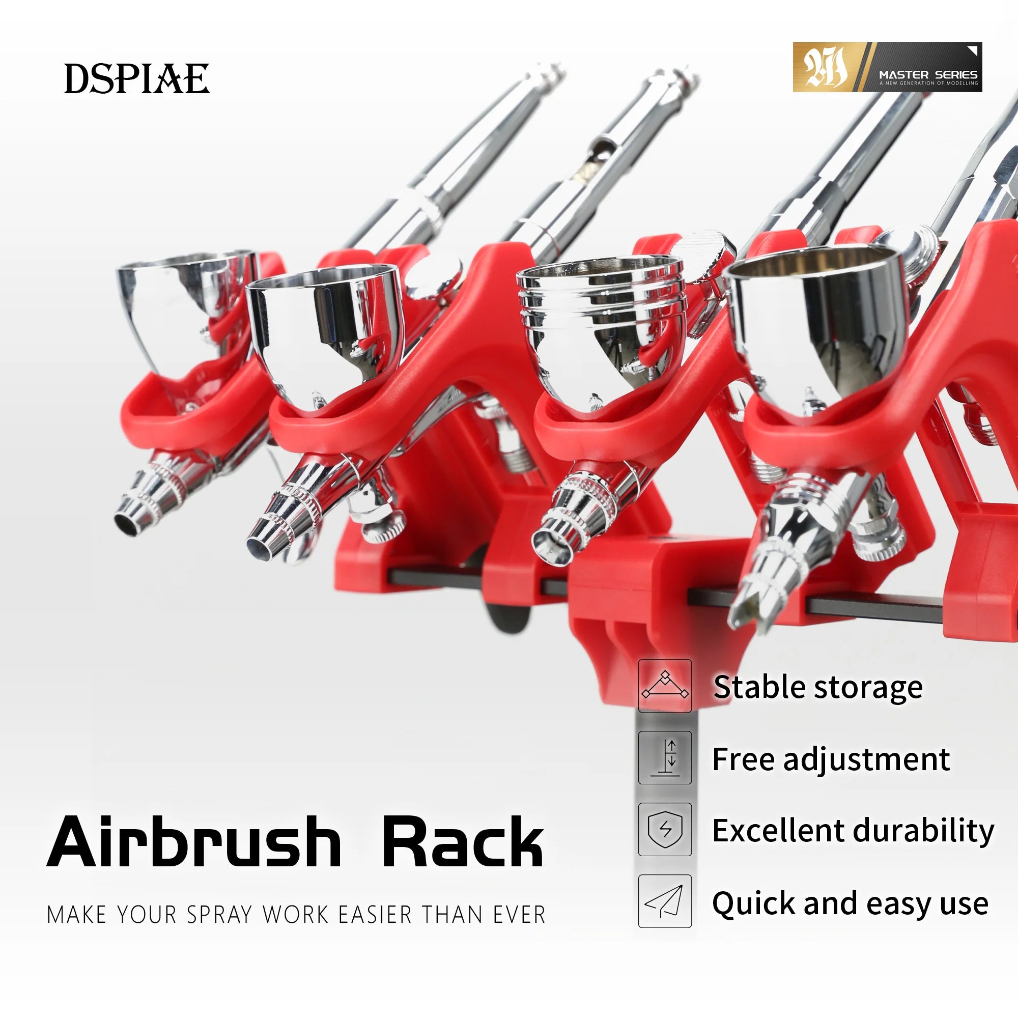 4-Slot Airbrush Rack with Clamp Stand [DSPIAE] PT-AR