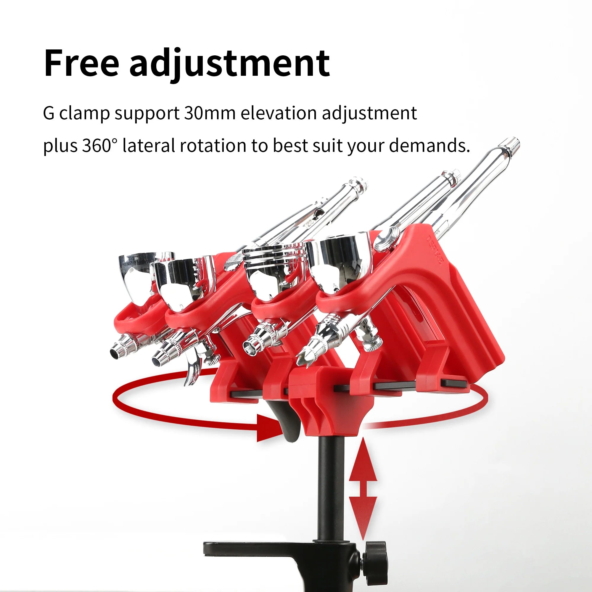 4-Slot Airbrush Rack with Clamp Stand [DSPIAE] PT-AR