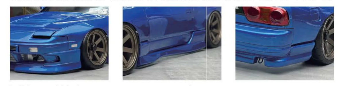 RPS13 180SX Aero Set (HOT ROAD spec.) for 1-10 (PAB-3226) [PANDORA] PAI-816