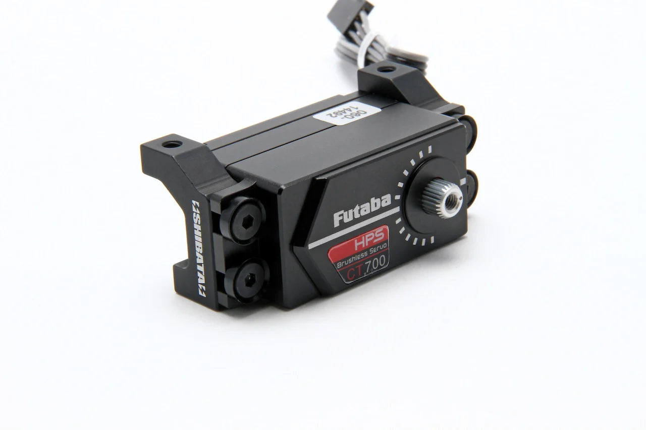 2Way Aluminum Servo Mount Black GRK [Shibata] R31S057