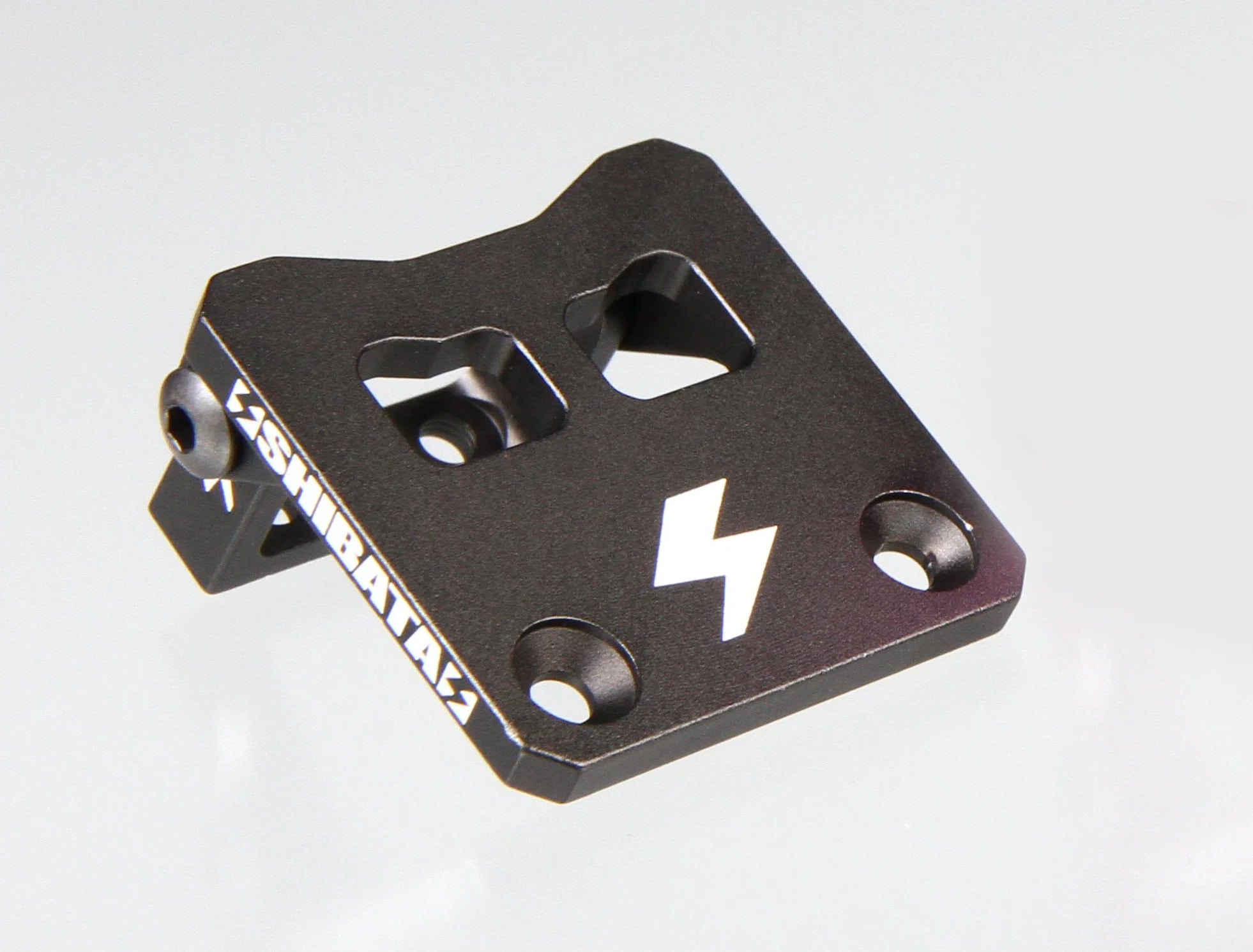 GRK ADJUSTABLE REAR ESC MOUNT (Red Black Purple) [Shibata GRK ADJUSTABLE REAR ESC MOUNT (Red Black Purple) [Shibata