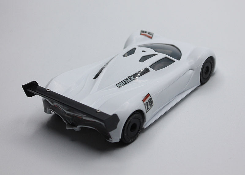 MF-1 ABS Plastic Body Set 1-28 Fluorescent RED - YELLOW SEA ORANGE - WHITE - LIGHT GRAY MINI-Z CARS [Reflex Racing] RAW-001-WT