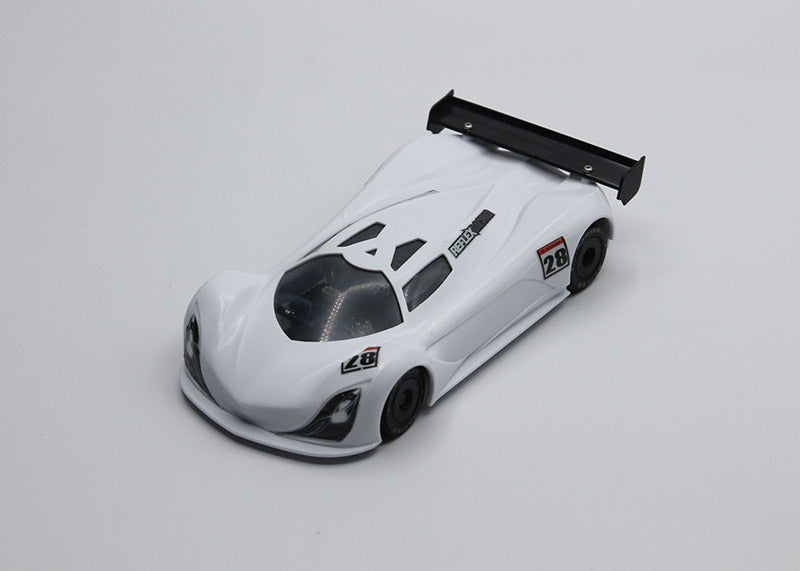 MF-1 ABS Plastic Body Set 1-28 Fluorescent RED - YELLOW SEA ORANGE - WHITE - LIGHT GRAY MINI-Z CARS [Reflex Racing] RAW-001-WT