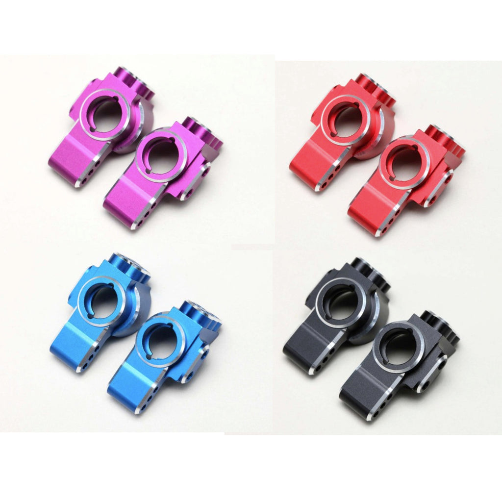 Aluminum Chamfered Rear Uprights Knuckles for SD / RD (Black