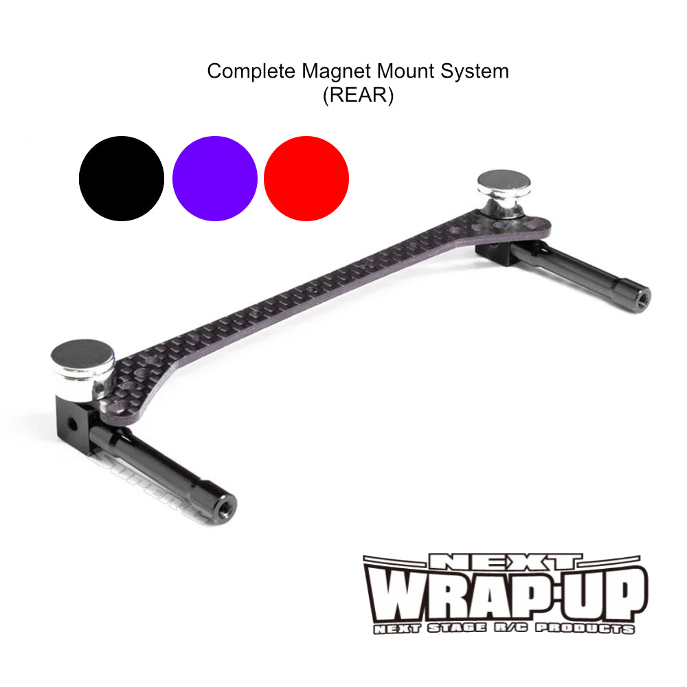 Complete Magnet Body Mount Set - Black Red Purple [Wrap Up Next] 0829-FD 0830-FD 0831-FD