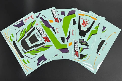 EVANGELION RACING GR86 Livery Sticker Set Graphics 1-10 Full Decal Sheet [Reve D] DB-EV86S