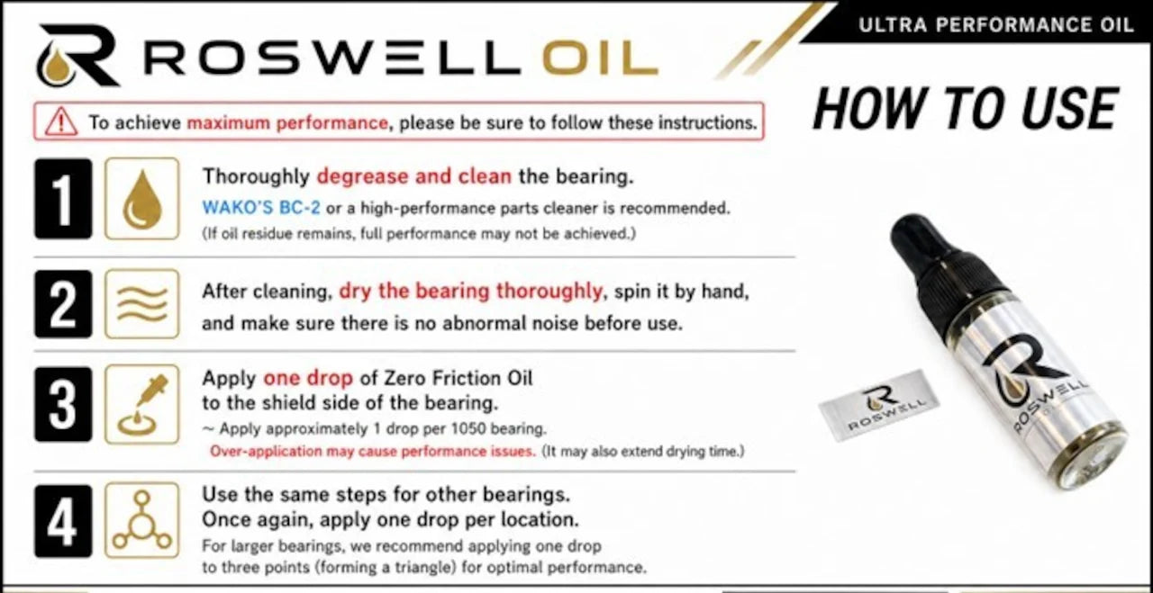 ROSWELL Zero Friction Bearing Oil [Roswell] RO-001