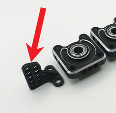 Upright Mounting Tab - SHARK (RED BLACK PURPLE) [Rhino Racing] RR
