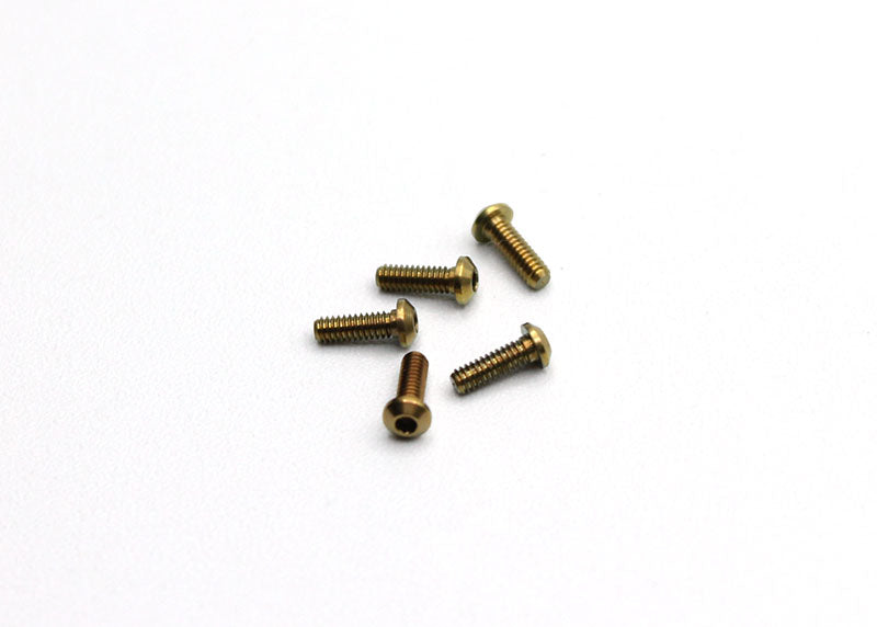 RX28 M2x6 BH Head TITANIUM Screws (5pcs) [Reflex Racing] RX28A-75