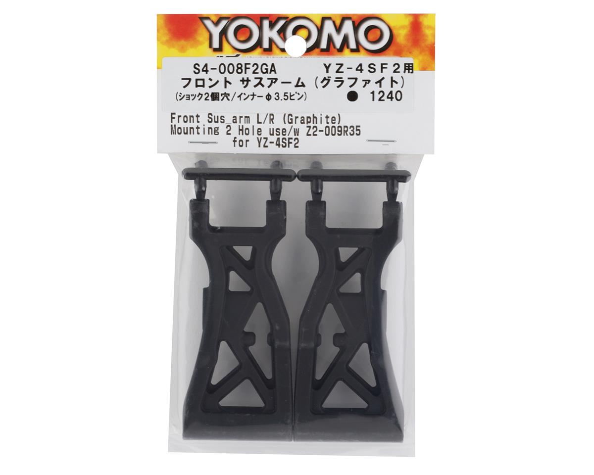 YZ-4S Graphite Molded Front Suspension Arm (Type B/ 2 Holes/3.5 pin) 1-10 [YOKOMO] S4-008F2GA
