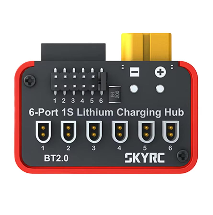 6-Port 1S PH2.0 or BT2.0 Charging Hub Adapter for B6neo B6ACneo B6neo+ B6neo 2 [SKY RC] SK-600156-02 SK-600156-01