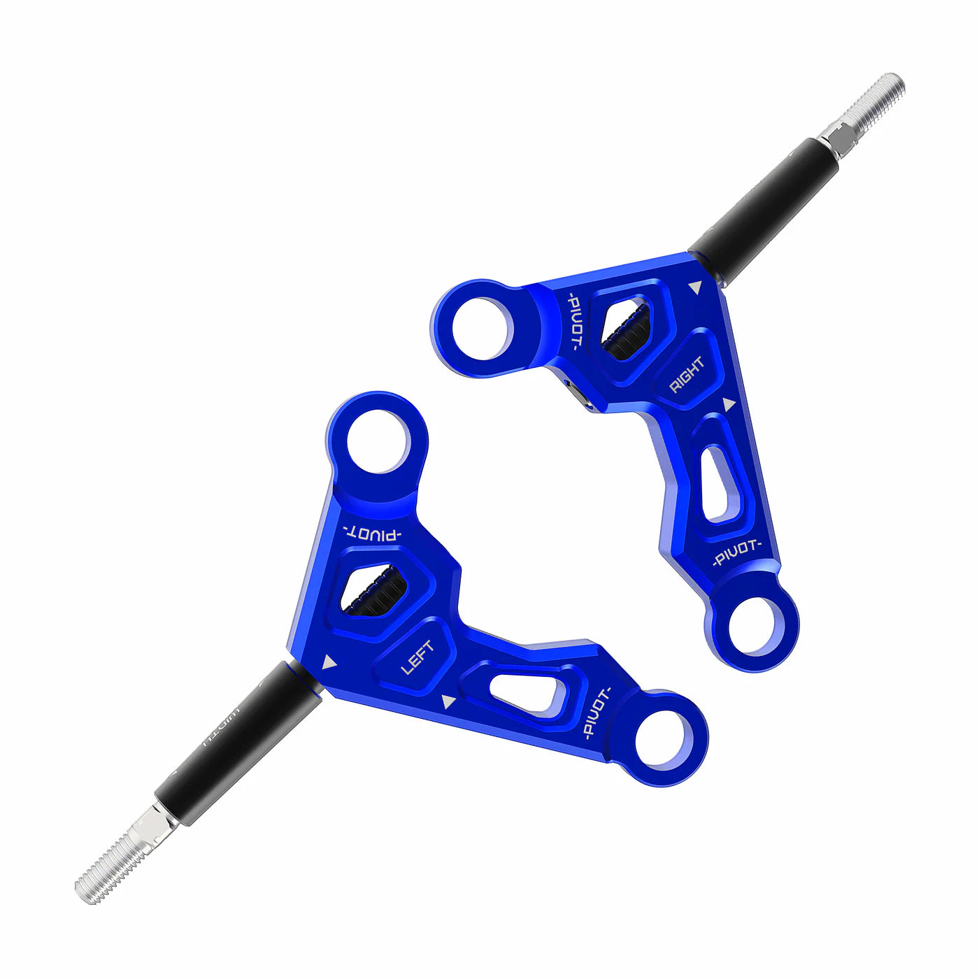 Auper Sakura D6 Aluminum Front Upper Arms (Red / Blue) [3 Racing