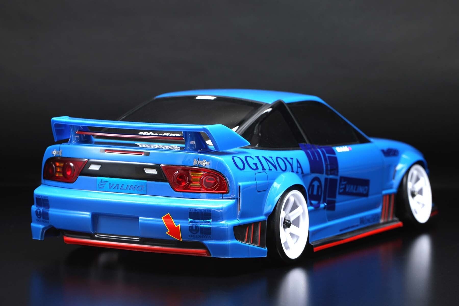PREORDER: Ogino-ya Nissan Sil-Eighty Sayaka Special Drift Body Set SIL80 Sileighty 1-10 Clear Lexan [Yokomo] SD-RS13SPB