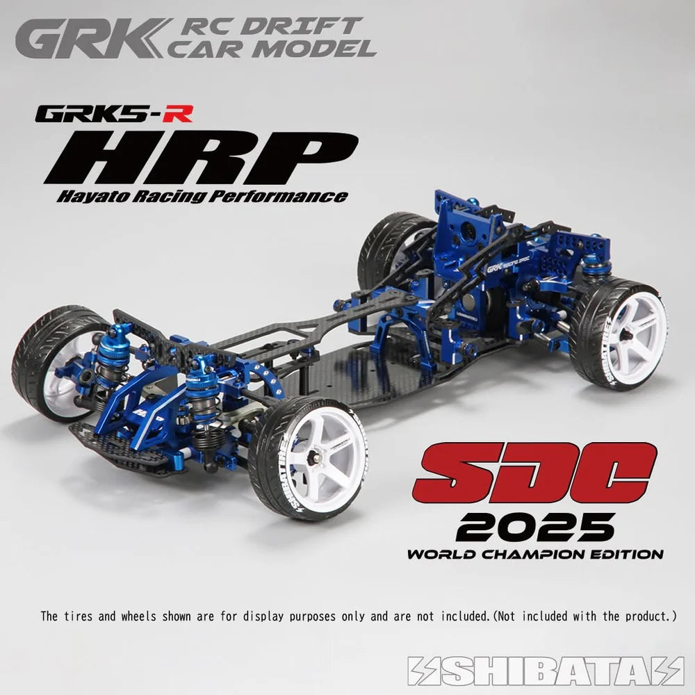 PREORDER: SHIBATA GRK5-R HRP Full Kit BLUE LIMITED EDITION  1-10 RWD RC Drift Chassis  [R31 House] GRK5RYH