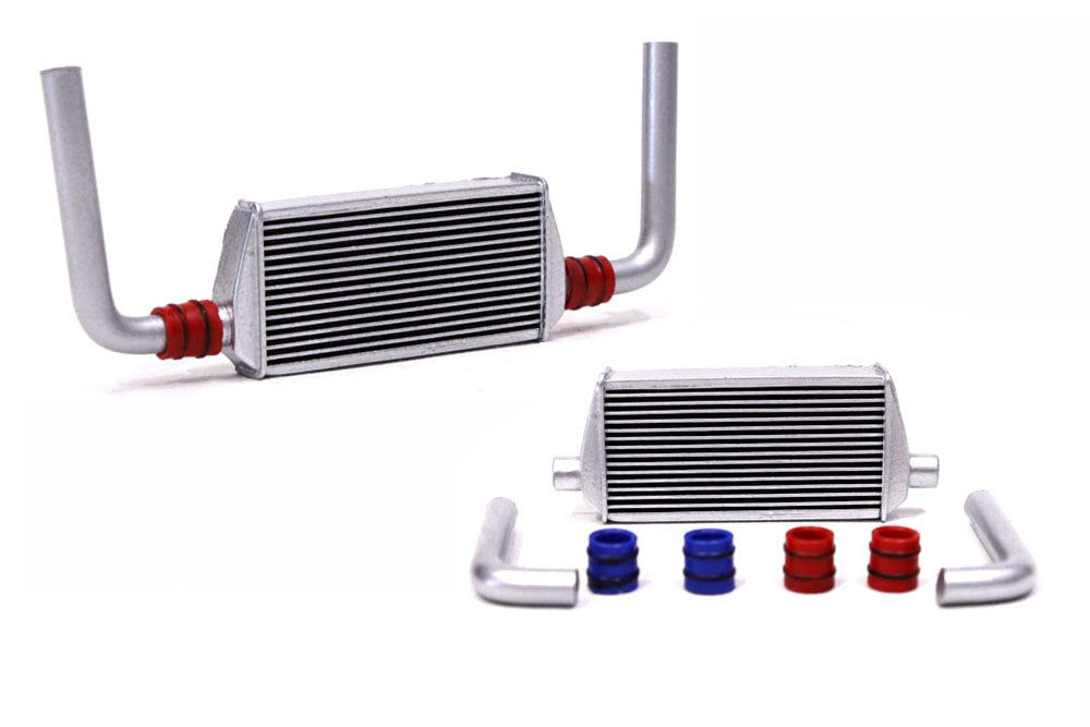 1/10 RC Scale Drift Full Intercooler Kit - SMALL (Silver) (Low Profile) [SRC] SRC-FULLNTKIT-S-S