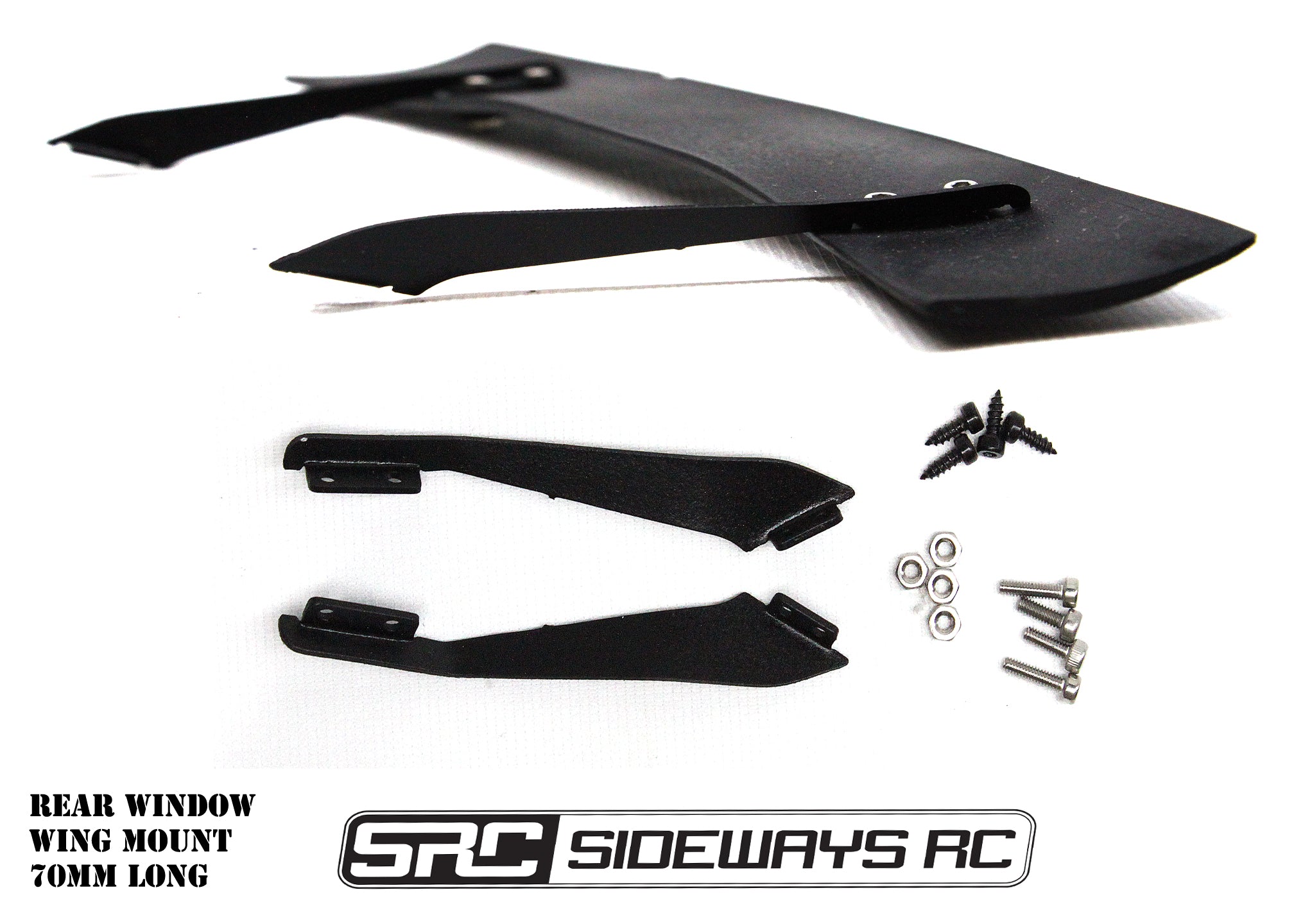 Window Wing Mount 1 - Stay Stand Uprights (70mm Length) (Ultra Low Profile) [SRC] SRC-WIND-WM1