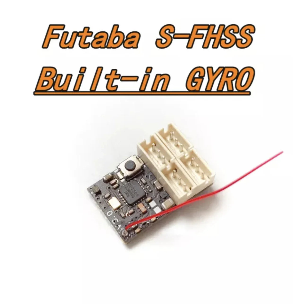 Futaba S-FHSS Compatible (WITH GYRO)  4 Channel MICRO WIRELESS (Internal Antenna) Receiver For 1-24 1-28 [MXO RACING] RXC42-SG-NT(SFHSS + GYRO)