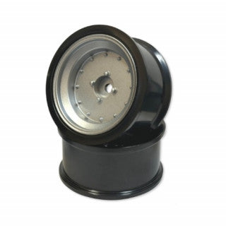 MINI Classic Dish-I Fifteen Model (M-CHASSIS SIZE) Matte Silver 6mm / 8mm Offset [Topline] TDW-0617MS TDW-0817MS