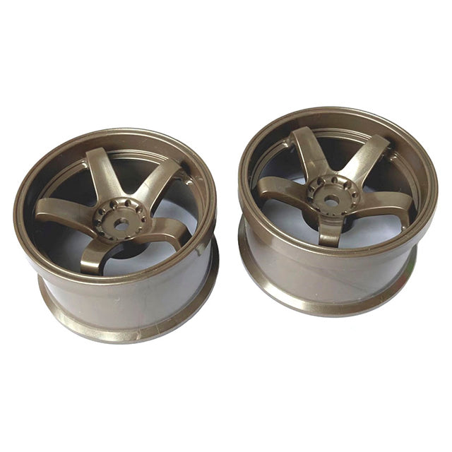 N Model Ver.3 30mm Rims Offset (6mm/8mm)- White Black Matte Bronze Rims [TOPLINE] TDW-282WH