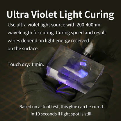 UV Light Curing Transparent Glue [DSPIAE] UV-G