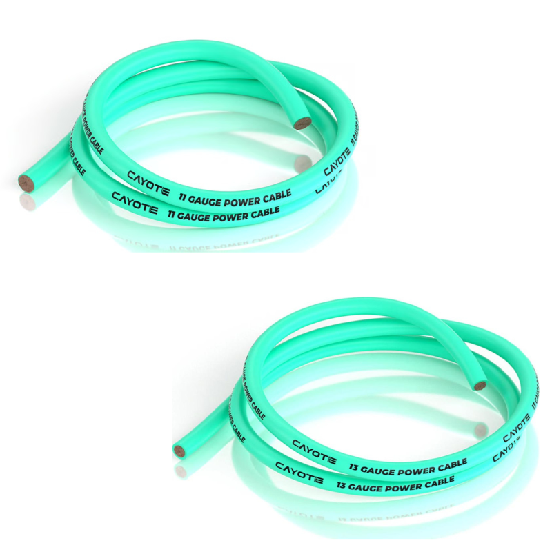 RC Crest Thin-Wall Silicone Wire 11 or 13 AWG (1 Meter) [Cayote] CYECW06 CYECW07