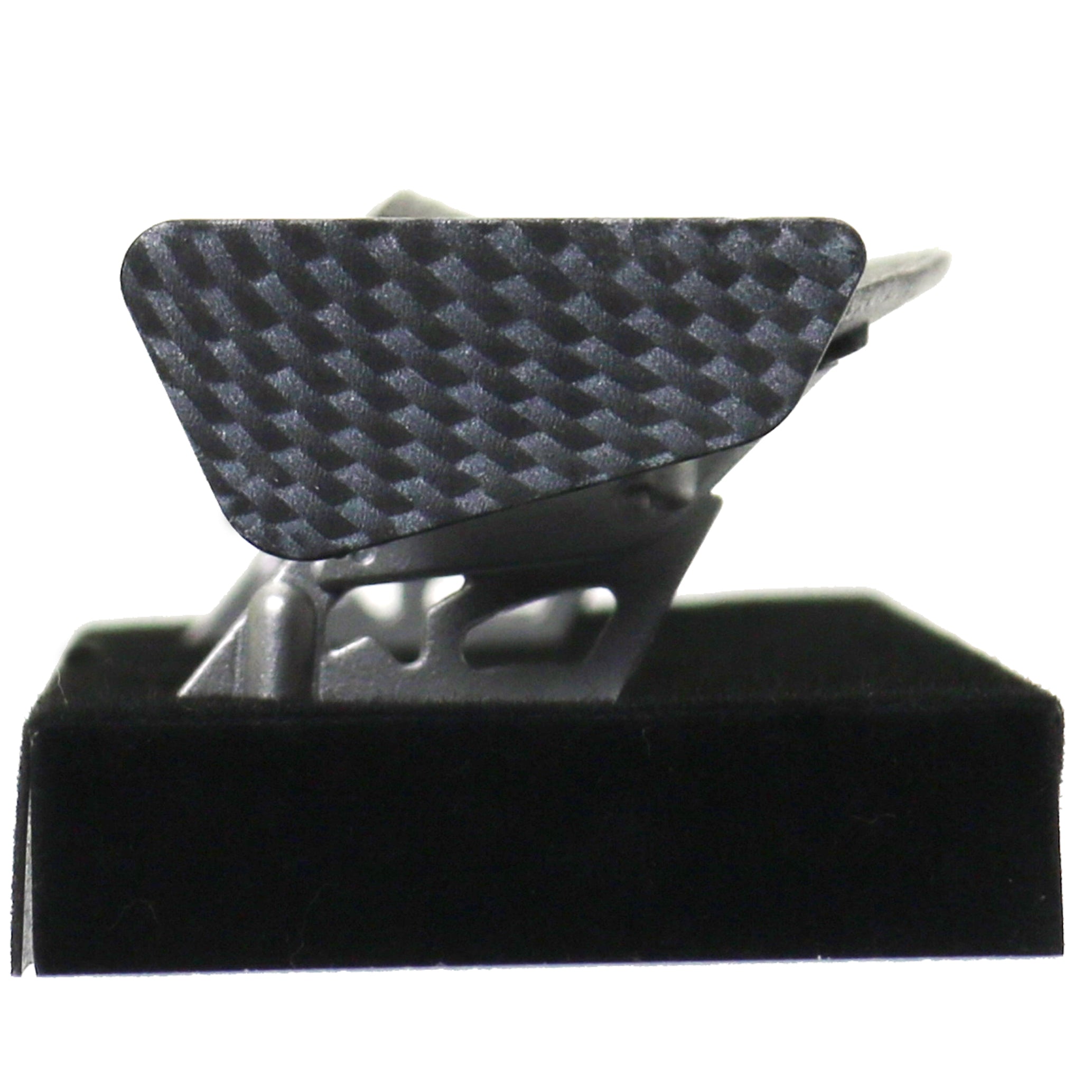 Carbon Fiber Style SPOILER with SILVER (LOW MOUNT REAR TRUNK) WING STANDS - [GRT] 453