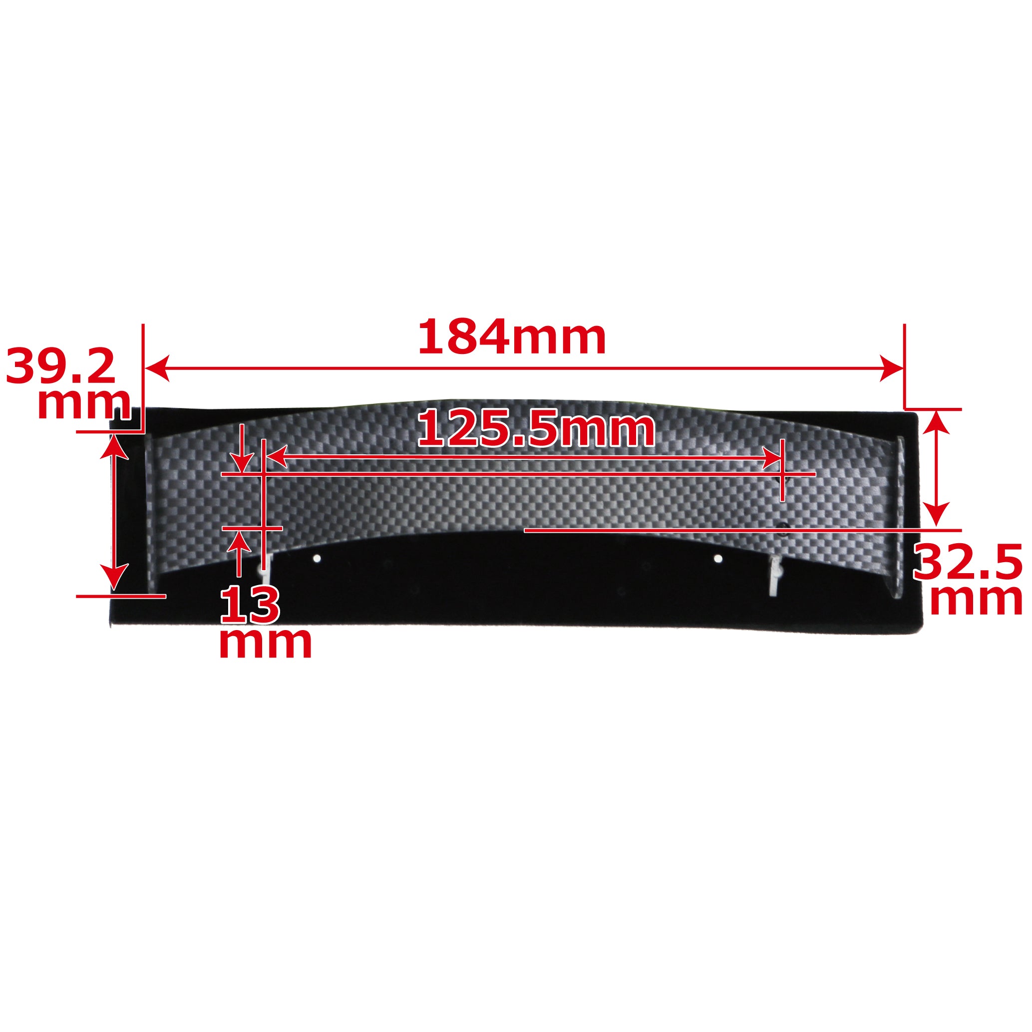 Carbon Fiber Style SPOILER with SILVER (LOW MOUNT REAR TRUNK) WING STANDS - [GRT] 453