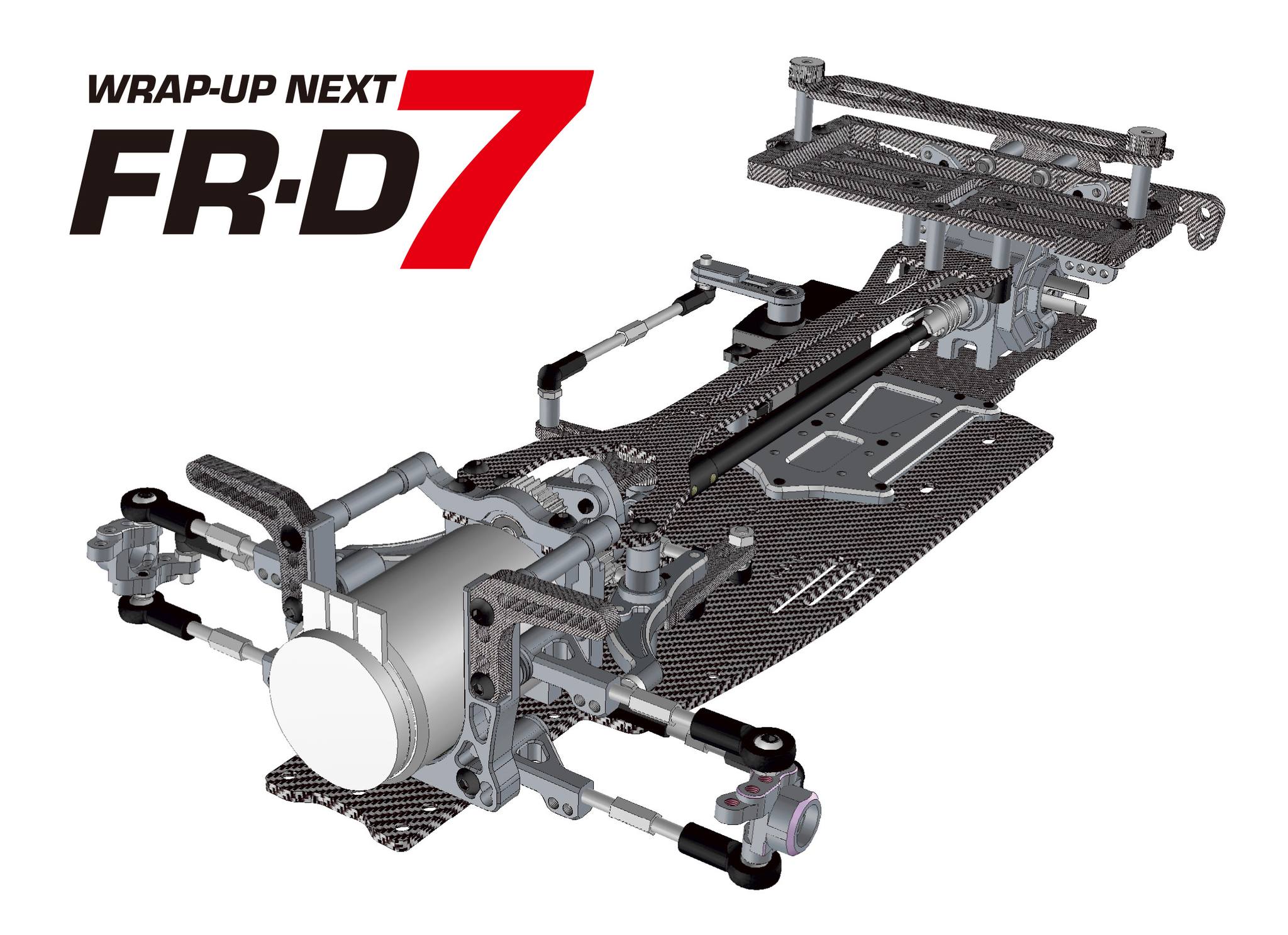 PREORDER: FR-D7 CORE KIT - Black Purple Red 1-10 RWD Adjustable