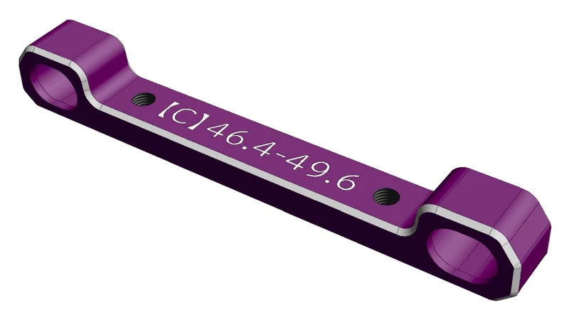 Dual Face Suspension Mount C (46.4-49.6mm) Red Black Purple [Wrap Up Next] 0687-FD 0688-FD 0689-FD