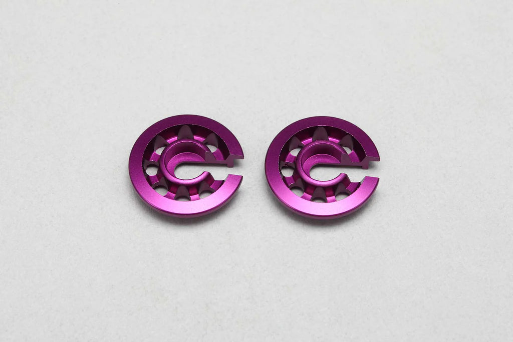 PURPLE Aluminum Front Spring Cup for SD RD MD YD [Yokomo] Y2-S3SPA