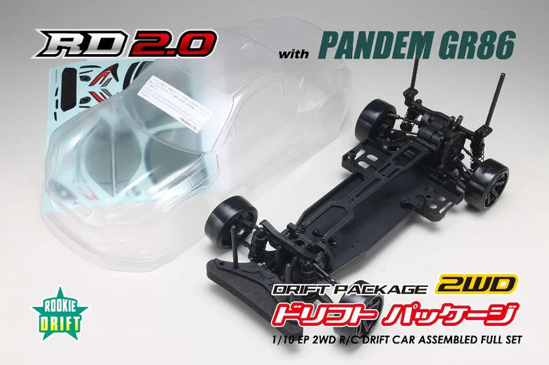 RD 2.0 ROOKIE DRIFT RWD 1-10 RC Drift Car kit + GR86 Body RD2.0 RD 2.0 ROOKIE DRIFT RWD 1-10 RC Drift Car kit + GR86 Body RD2.0